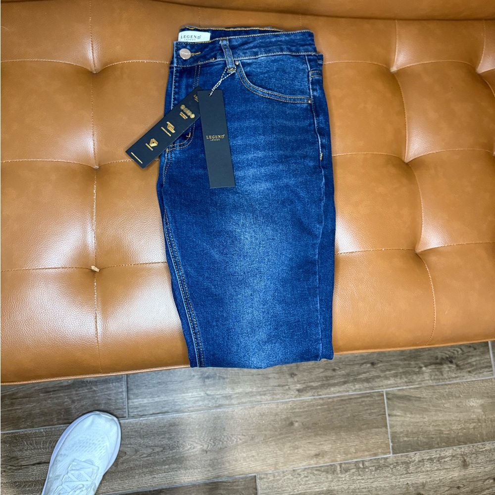 NEW Legend London Slim Fit Jeans | Dark Blue